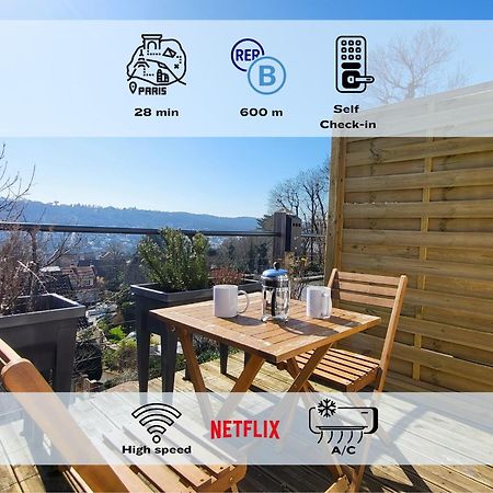 Le Bellevue - Beaux Appartements Avec Vue Splendide Palaiseau Exterior foto