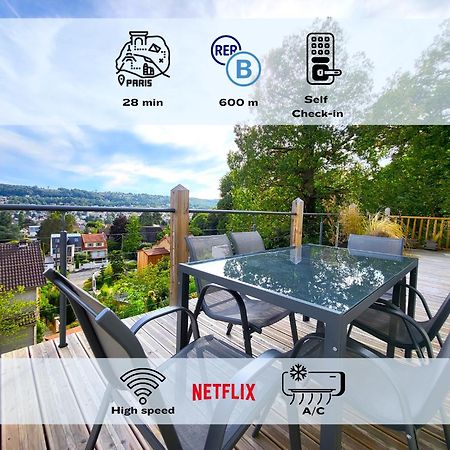 Le Bellevue - Beaux Appartements Avec Vue Splendide Palaiseau Exterior foto